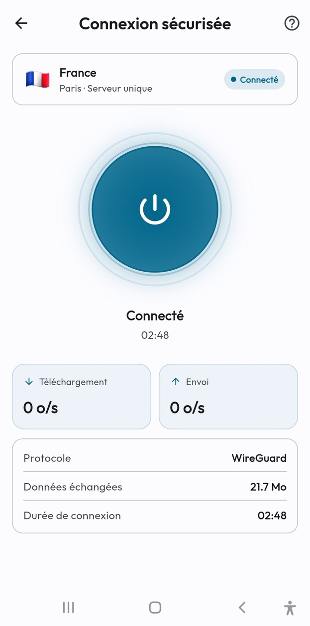 Connexion sécurisée VPN